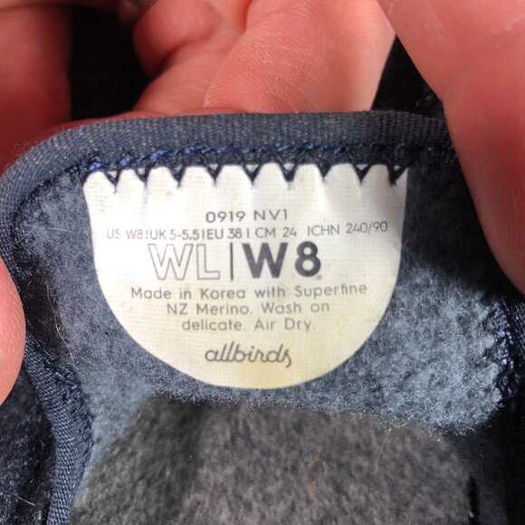 All Birds Women's Wool Loungers - Blue - Picture 6 of 6